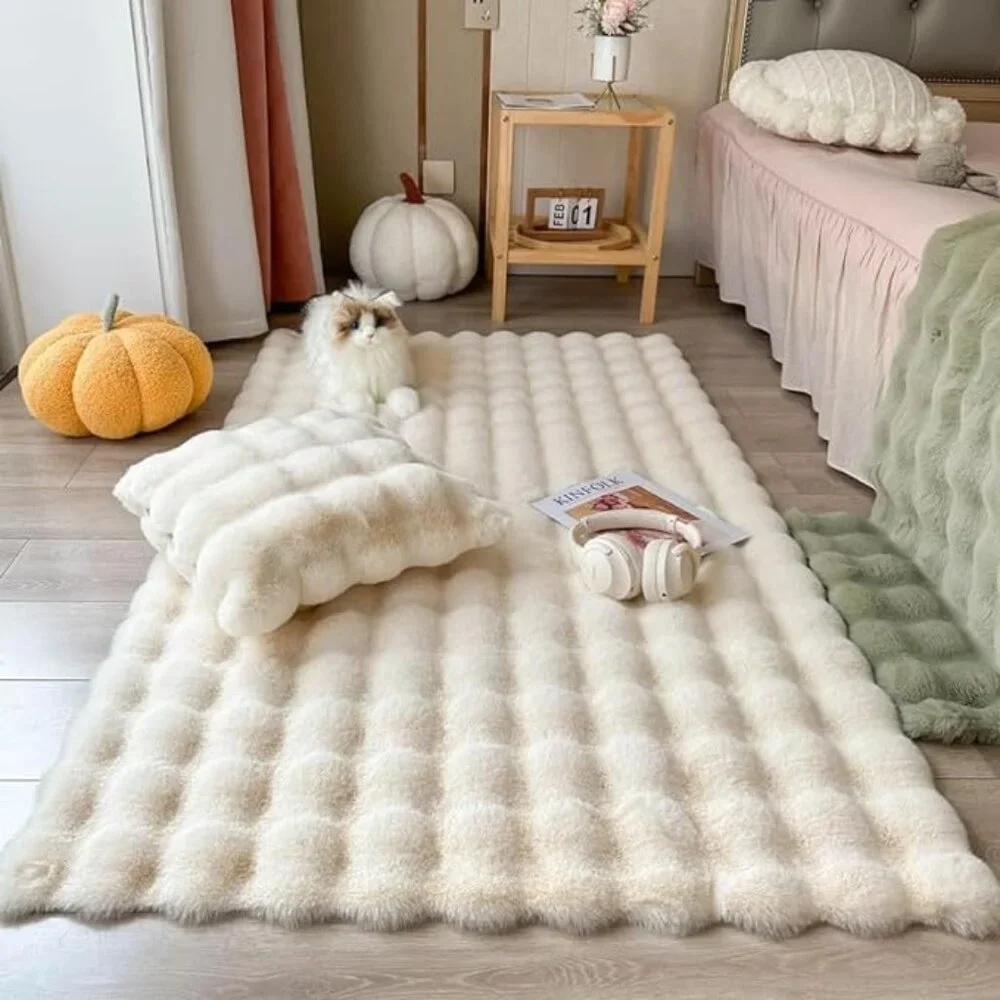 Ultra soft fluffy rug 2x6 feet